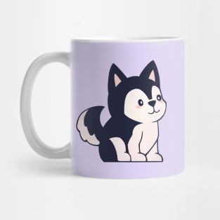 Husky Sits Mug